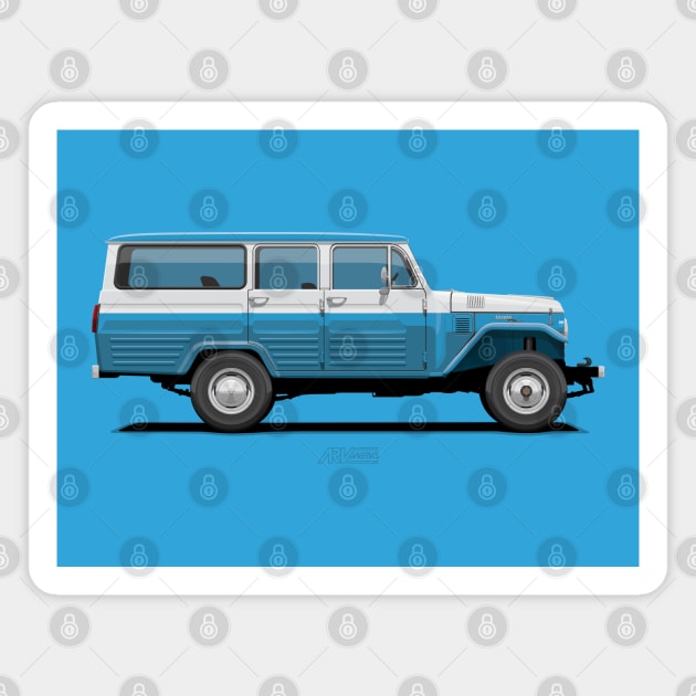 Land Cruiser Station Wagon FJ45LV - Blue Magnet by ARVwerks